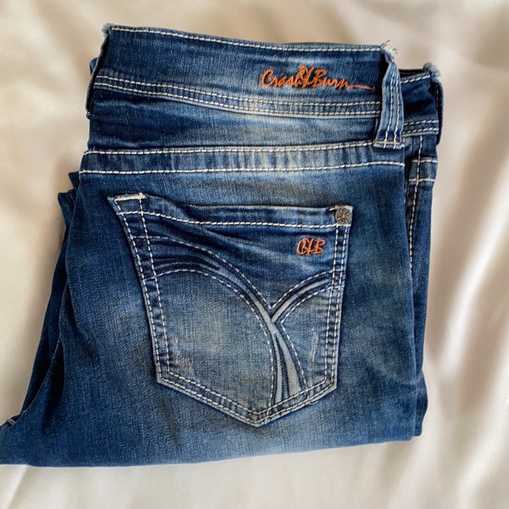Crash & Burn denim jeans size waist 31.